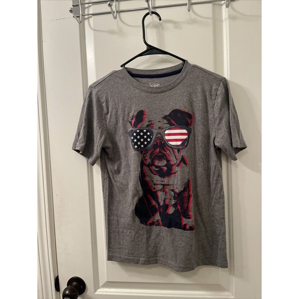 City Streets Boys Short Sleeve T-Shirt Graphic Size L 14/16 Gray